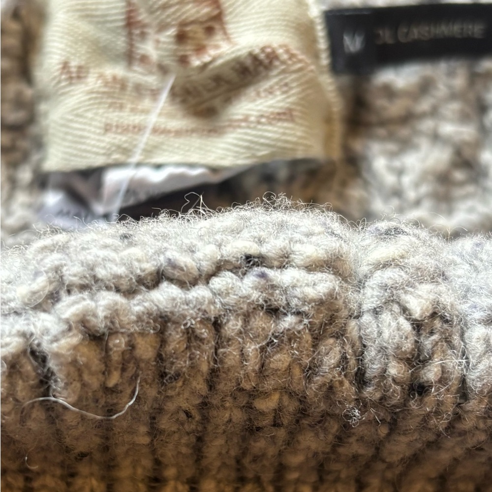 NWT Wool Cashmere Aran Cable Leggings Fisherman’s Medium Size Gorgeous Leggings - Picture 5 of 9